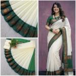 Semi silk classic kerala saree
