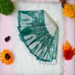 Semi silk classic peacock design silver saree