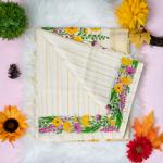 Traditional kerala handloom saree - Printed floral design