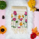 Traditional kerala handloom saree - Printed floral design