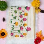 Traditional kerala handloom saree - Printed floral design