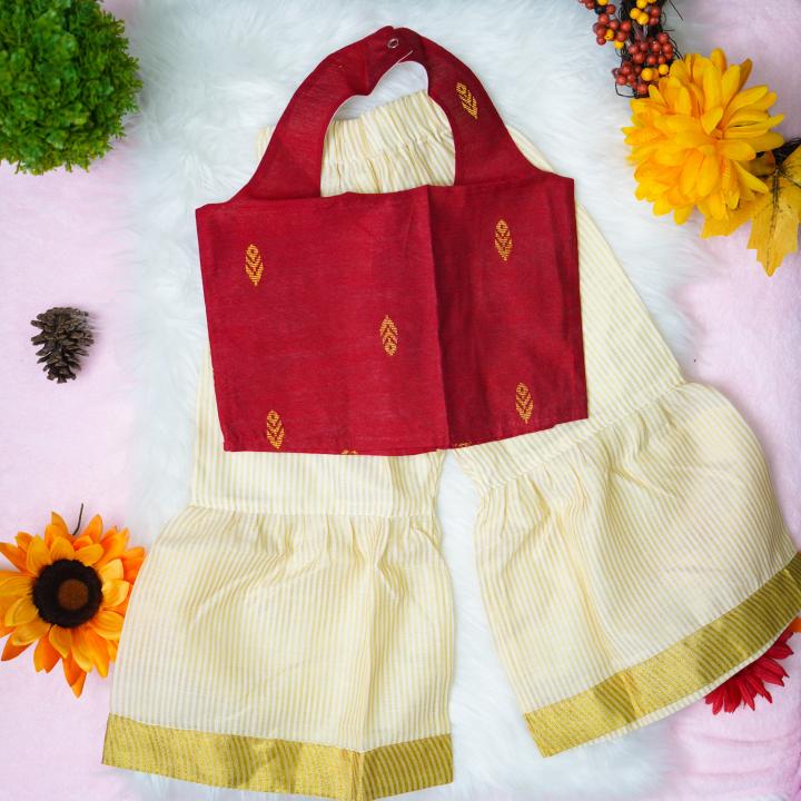 3 yr old - Kids onam collection - Pant and top