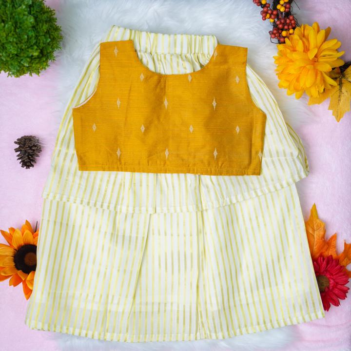 4 yr old - Traditional kerala pattupaavada and blouse