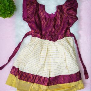 5 yr old - Rose onam froak with lining
