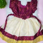 5 yr old - Rose onam froak with lining